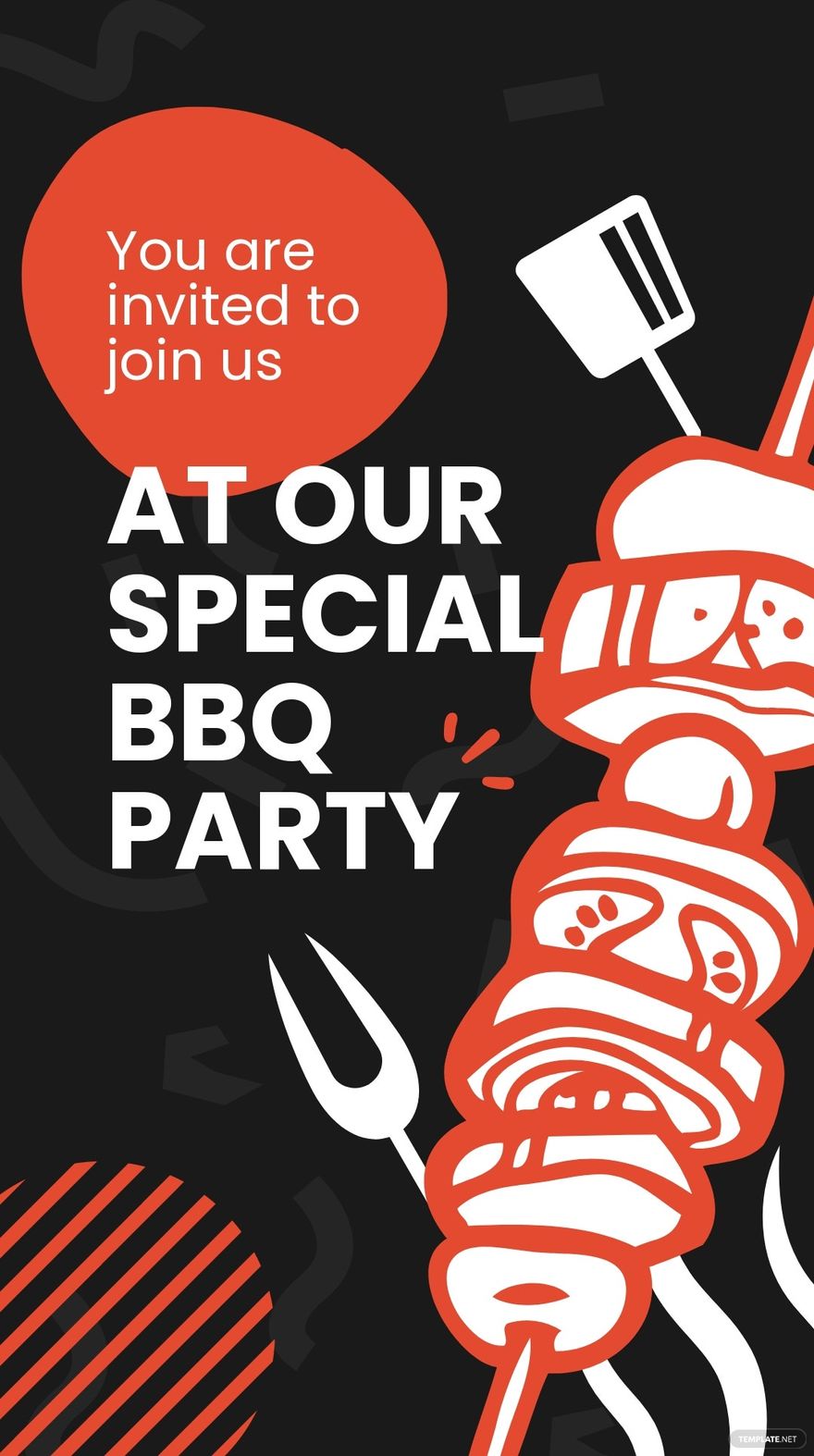 Bbq Party Invitation Instagram Story Template