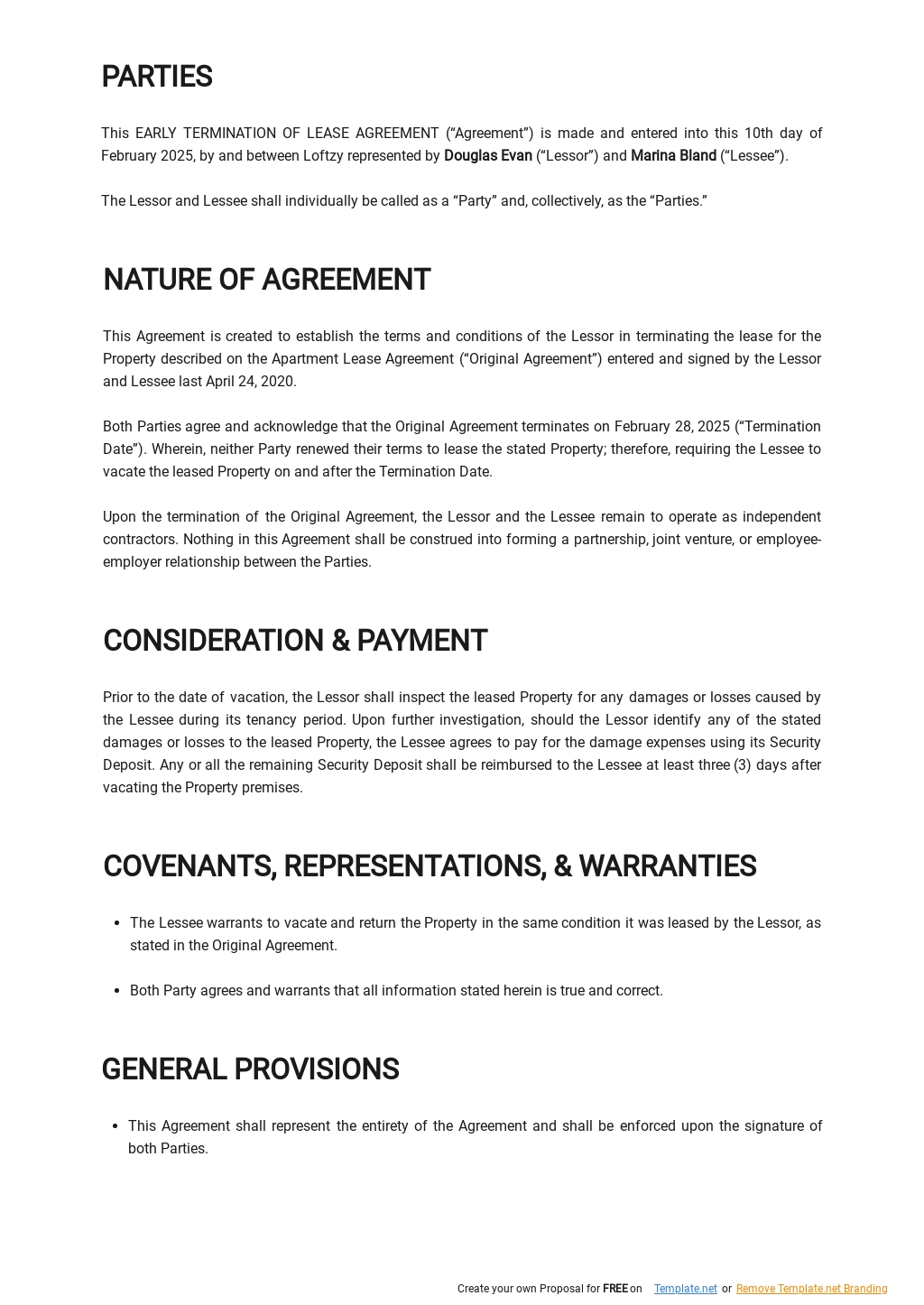 Early Termination Of Lease Agreement Template 1.jpe