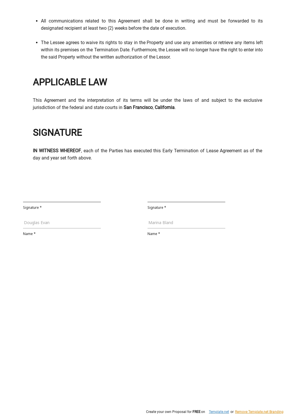 Early Termination Of Lease Agreement Template 2.jpe