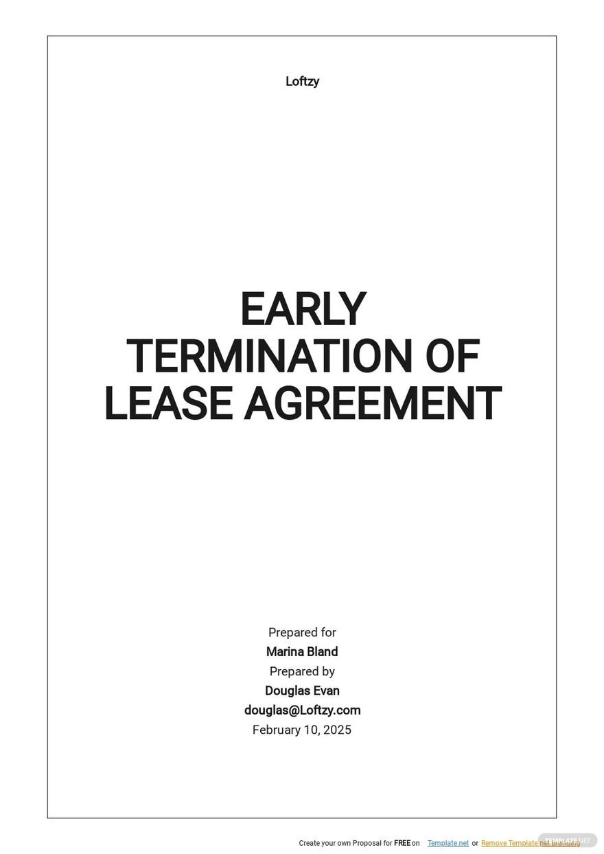 Early Termination Of Lease Agreement Template.jpe