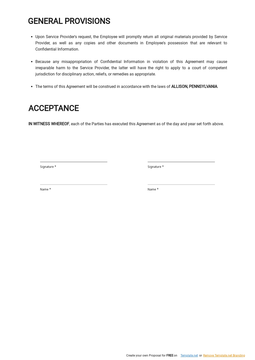 Medical Employee Confidentiality Agreement Template 2.jpe