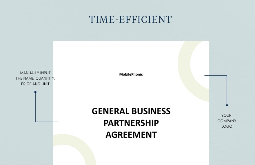 General Business Partnership Agreement Template