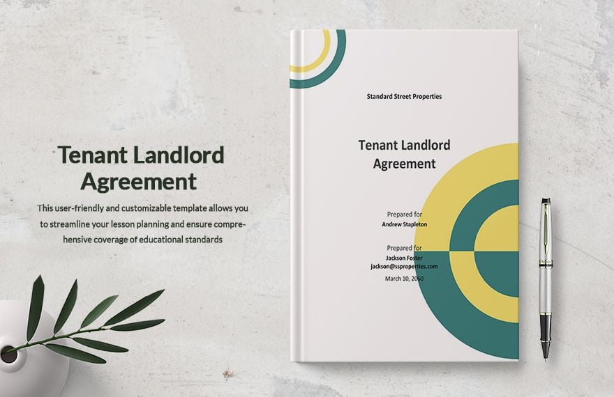 Tenant Landlord Agreement Template 