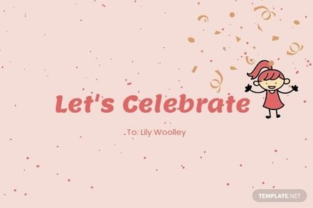 Birthday Card Template For Small Girl in Word, Google Docs, Illustrator, PSD, Publisher