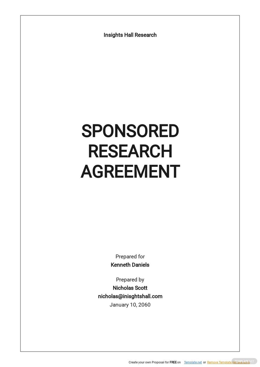northwestern university sponsored research agreement