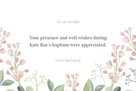 Floral Baptism Thank You Card Template 1.jpe