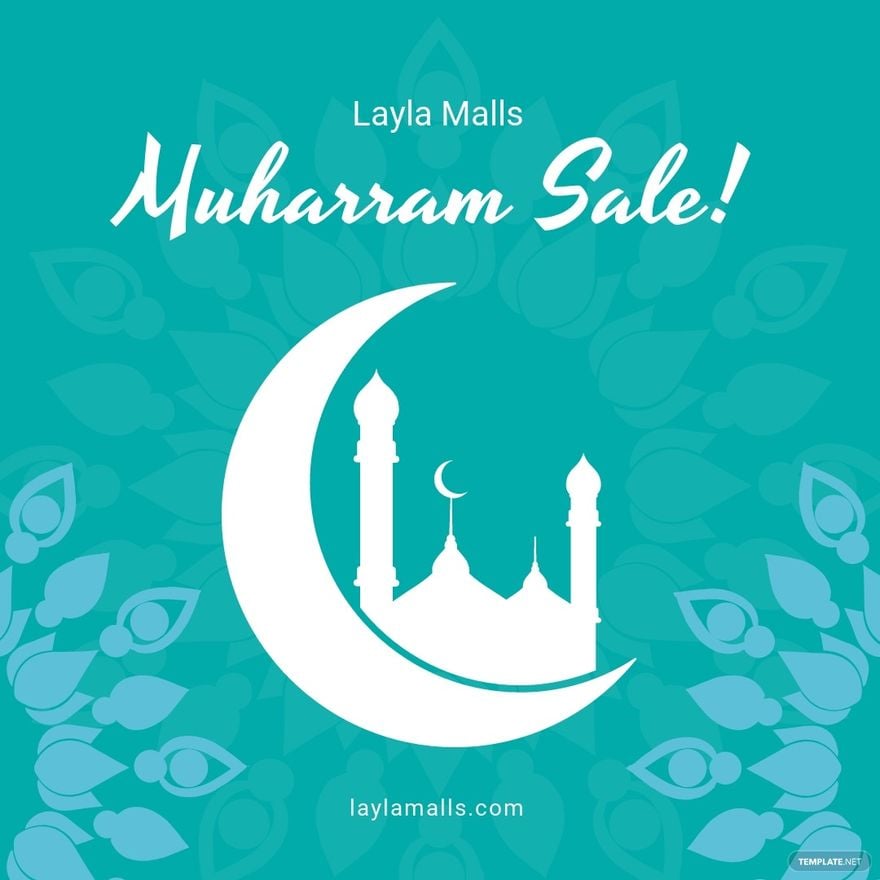 Muharram Sale Instagram Post Template in Illustrator, PSD