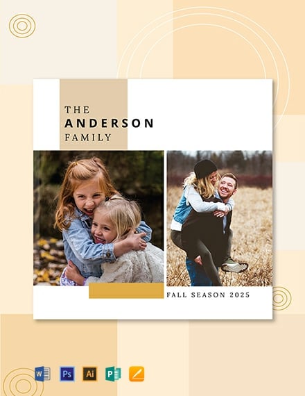 Free Family Photo Book Cover Template