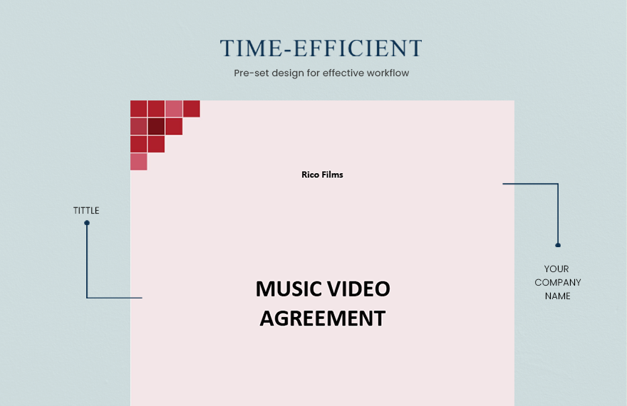 Music Video Agreement Template