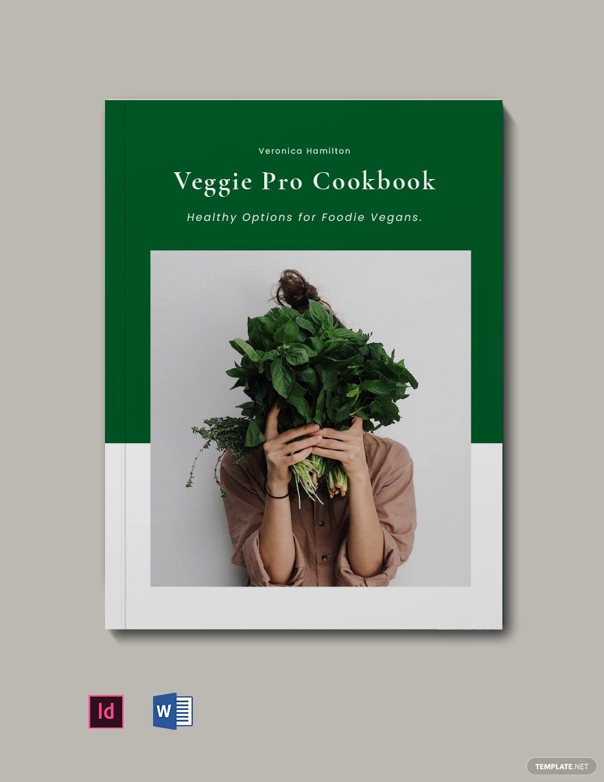 Elegant Vegan Cookbook Template