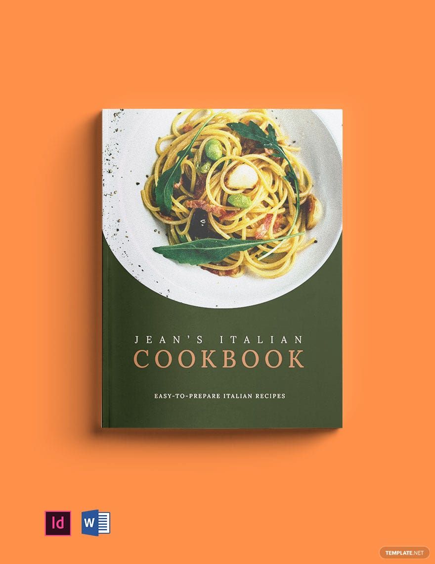Modern Italian Cookbook Template