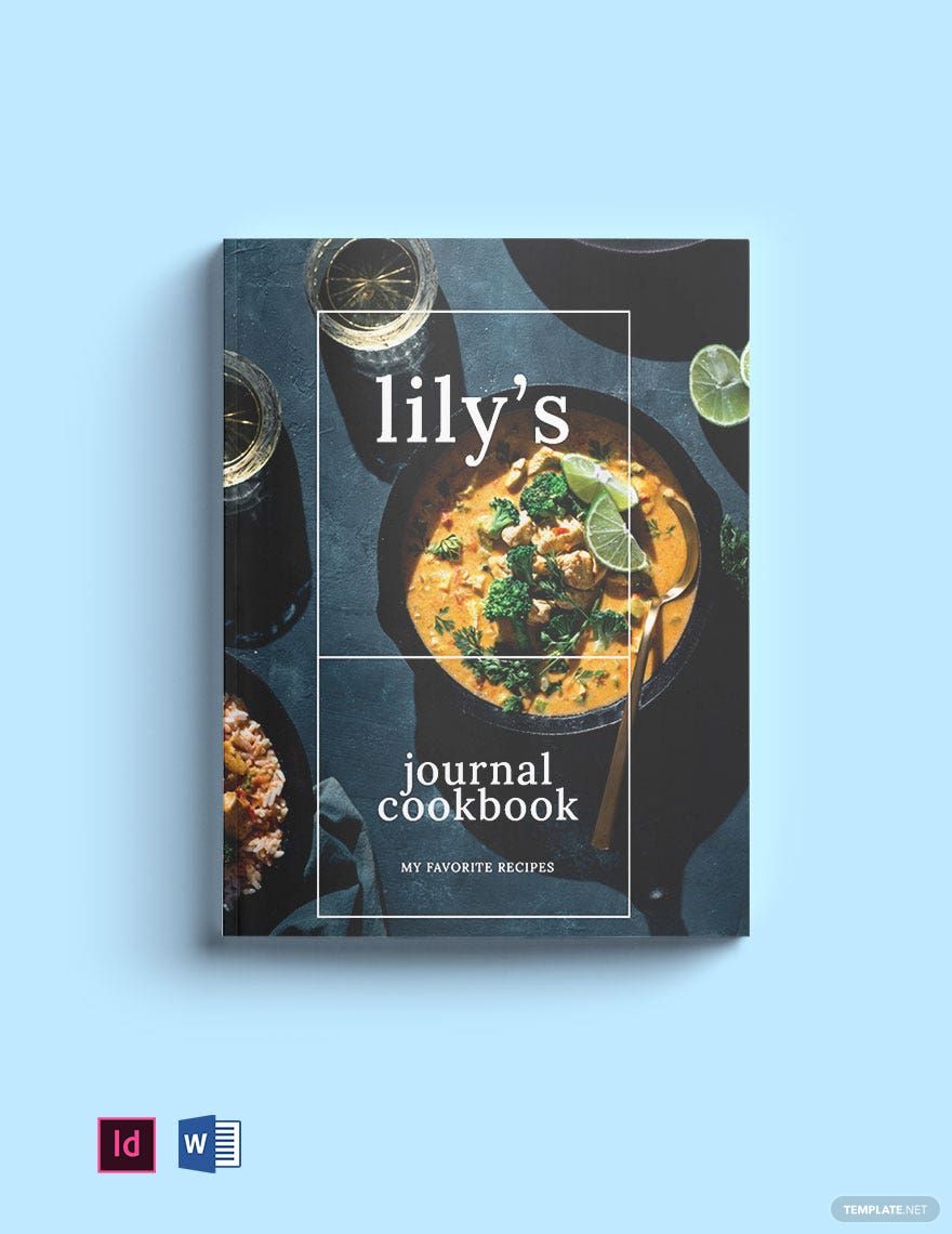 Elegant Journal Cookbook Template