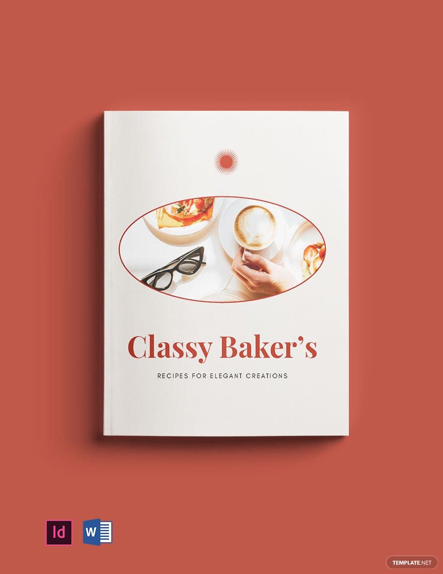 Elegant Baking Cookbook Template