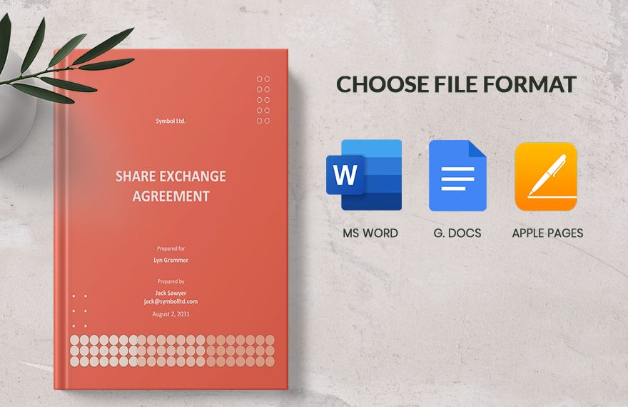 Share Exchange Agreement Template