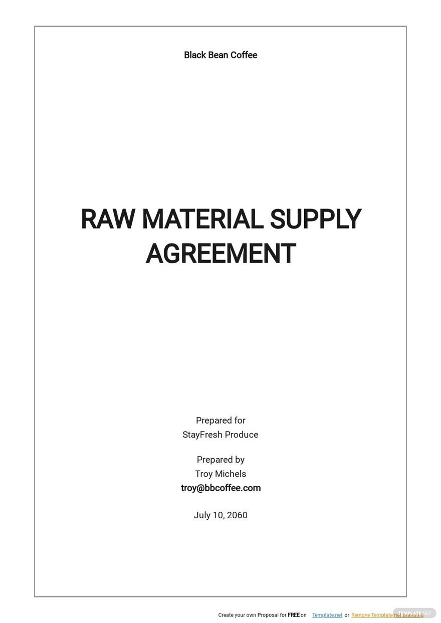 Raw Material Supply Agreement Template .jpe