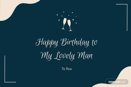 30th Birthday Card Template For Him