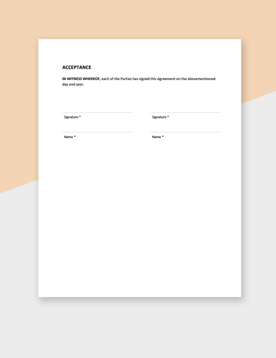 Start-Up Equity Compensation Agreement Template 