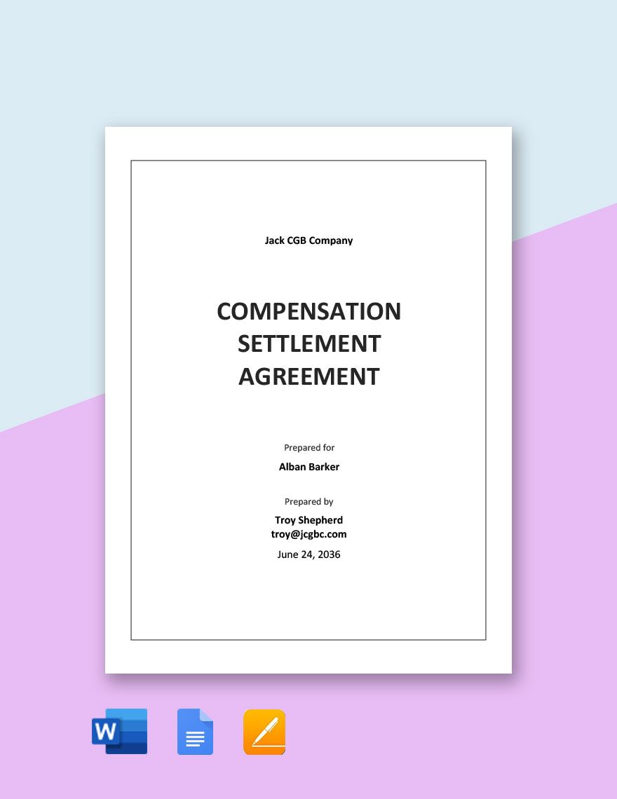 compensation-settlement-agreement