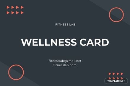 Fitness Punch Card Template