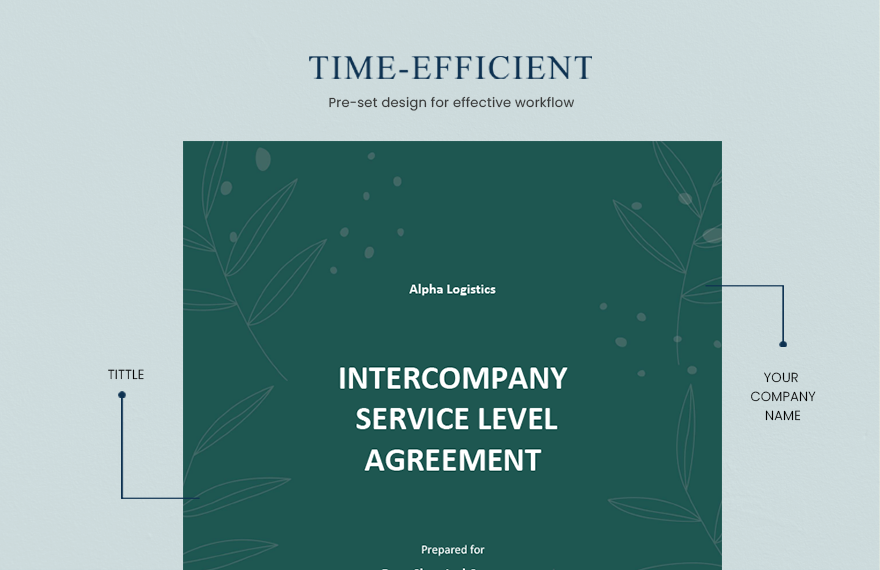 Intercompany Service Level Agreement Template 