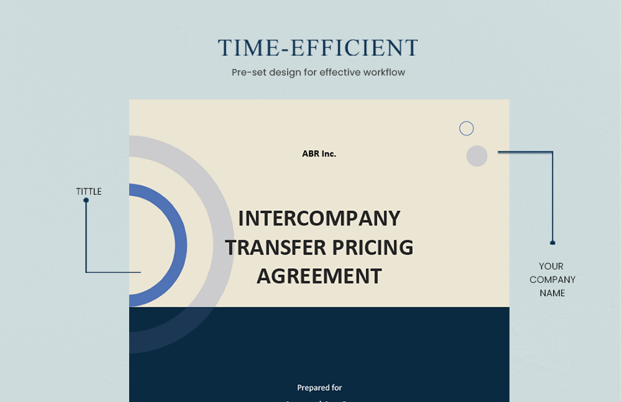 Intercompany Transfer Pricing Agreement Template