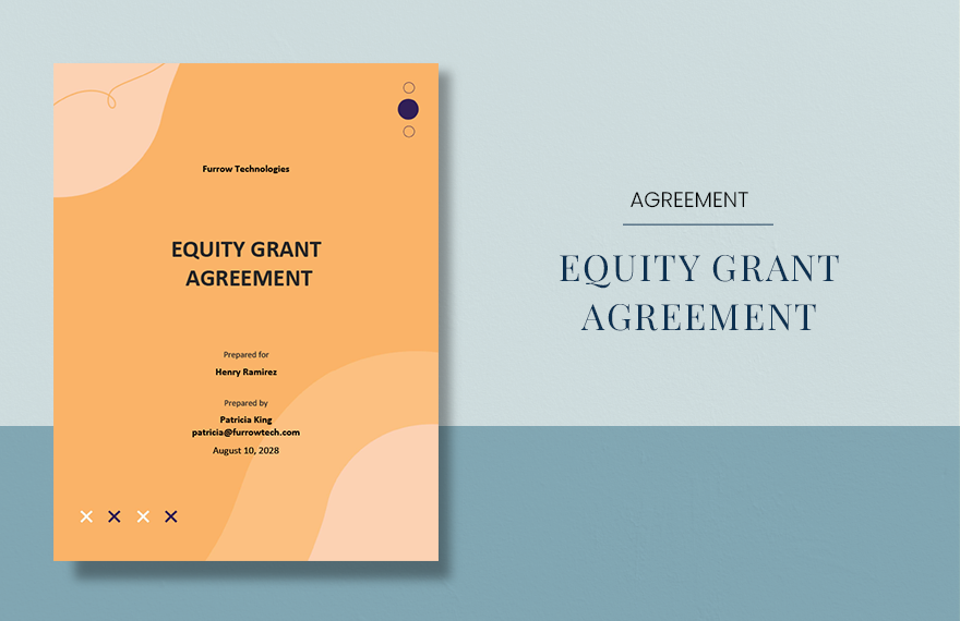 Equity Grant Agreement Template