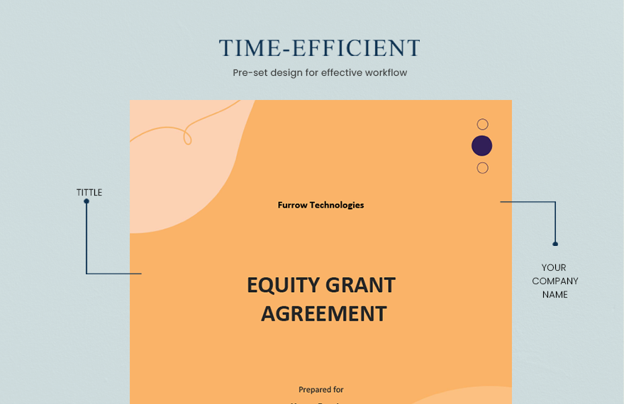 Equity Grant Agreement Template