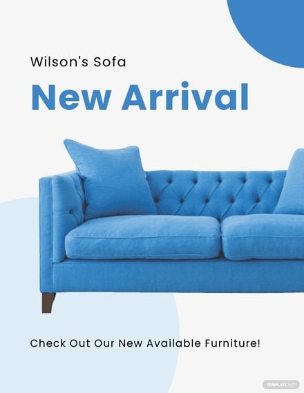 New Furniture Arrival Flyer Template in Word, Google Docs, Apple Pages, Publisher