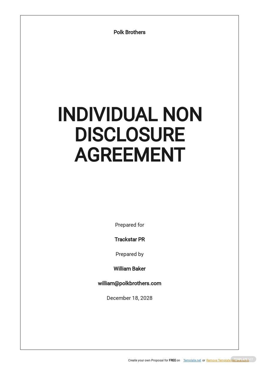 Individual Flexibility Agreement Template - Google Docs, Word, Apple ...