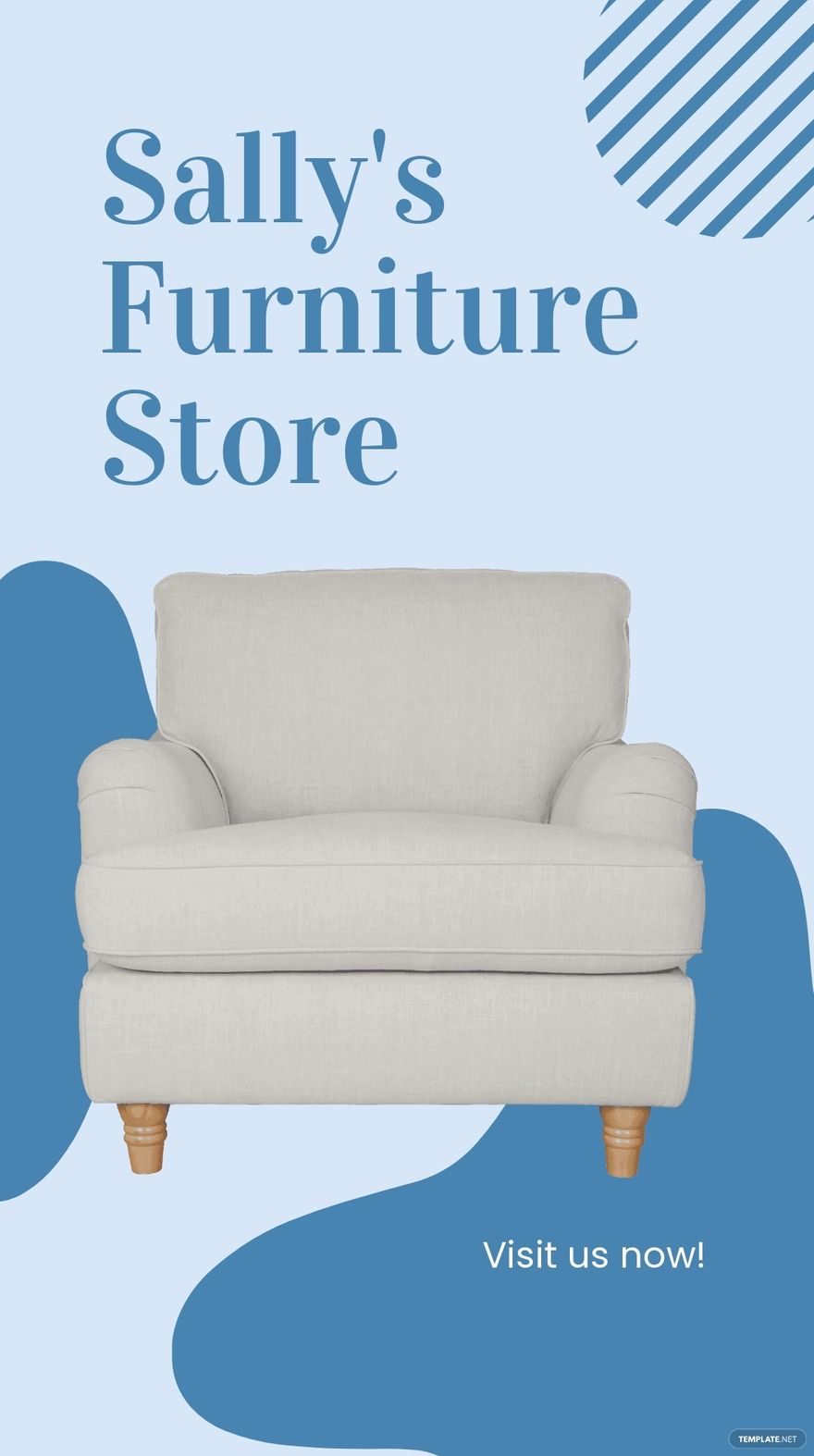 FREE Furniture Store Post Template Download in JPG, PNG