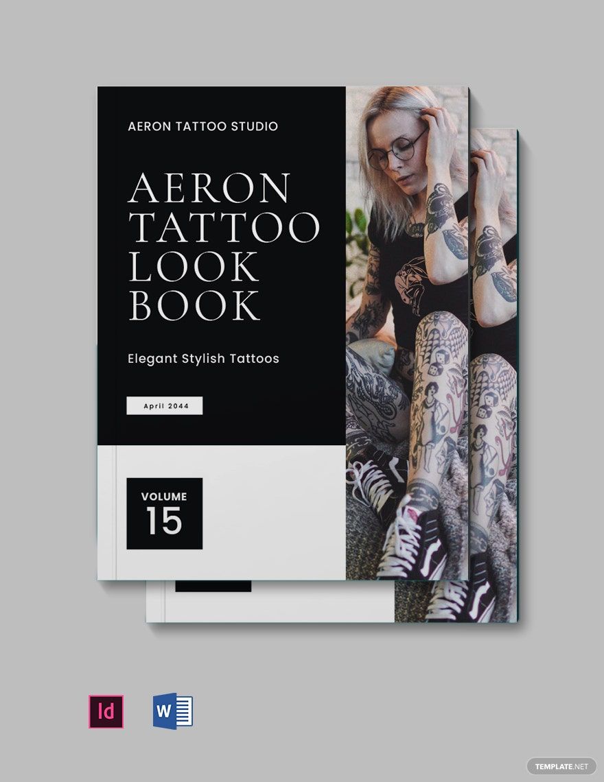 Free Tattoo Studio Lookbook Template
