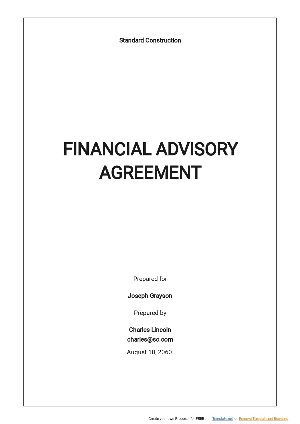 Financial Advisory Agreement Template .jpe