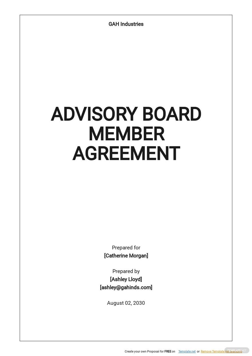 Advisory Board Member Agreement Template.jpe