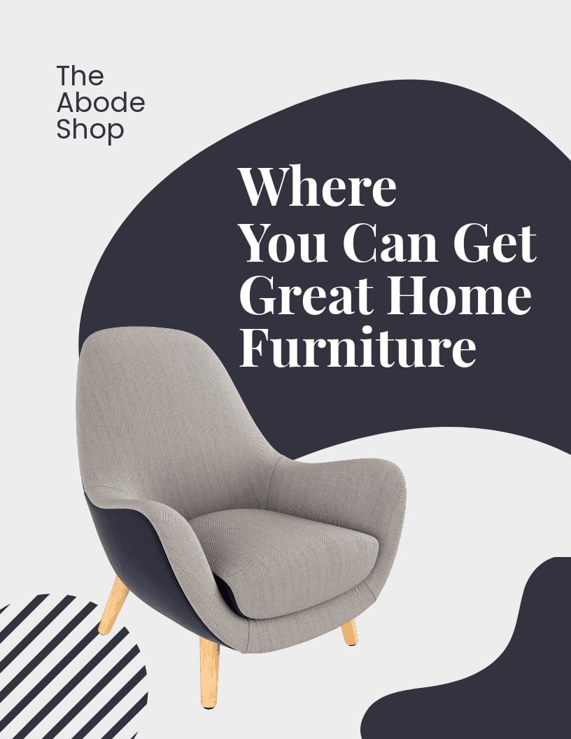Home Furniture Flyer Template in Word, Google Docs, Apple Pages, Publisher