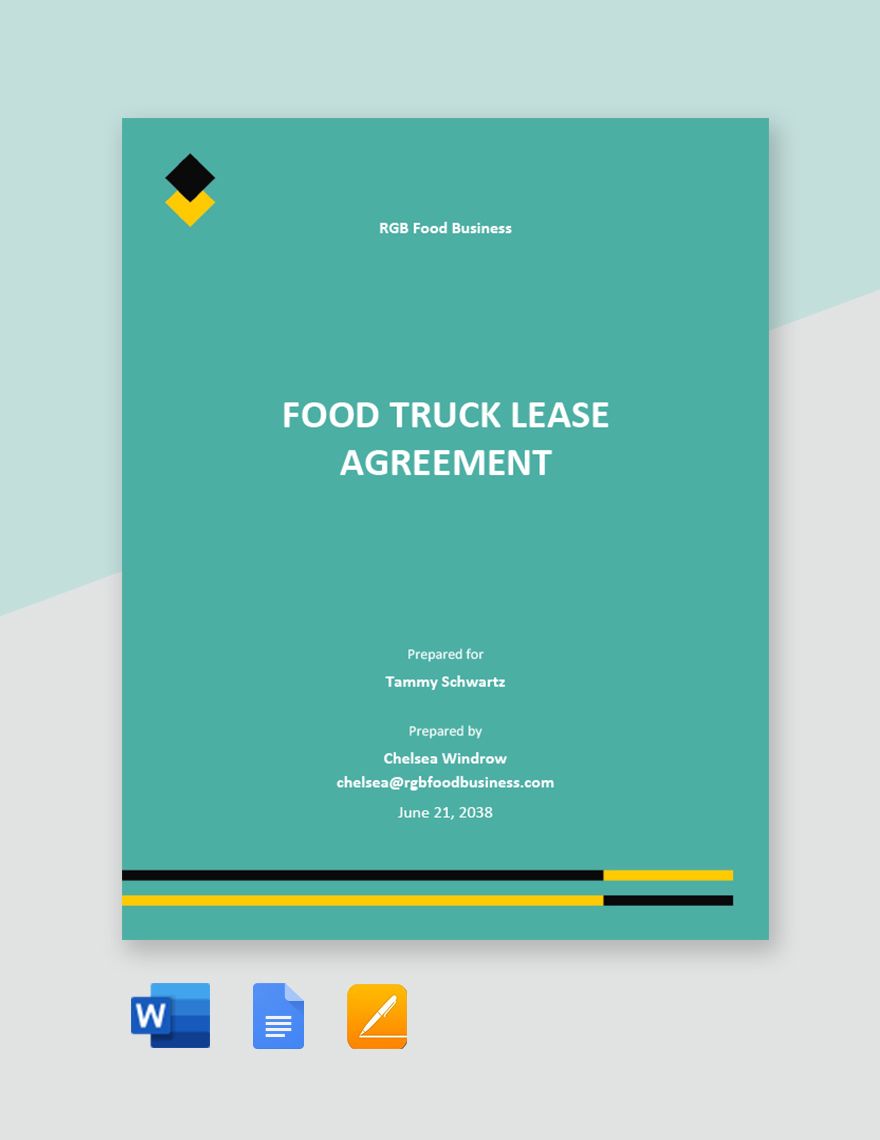 food-truck-lease-agreement