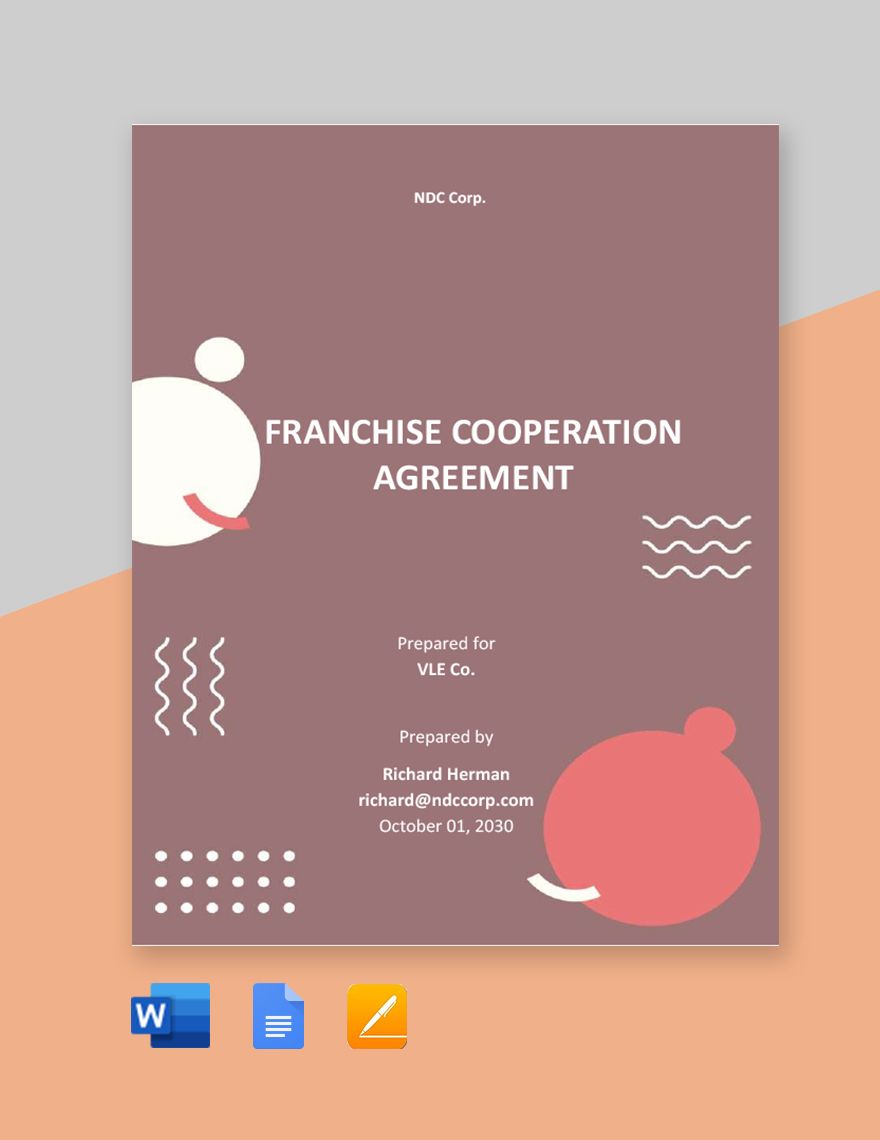 Franchise Cooperation Agreement