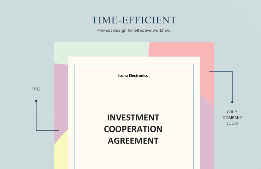 Investment Cooperation Agreement Template