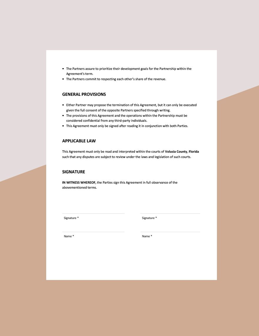 Revenue Sharing Agreement Template