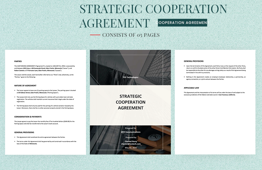 Strategic Cooperation Agreement