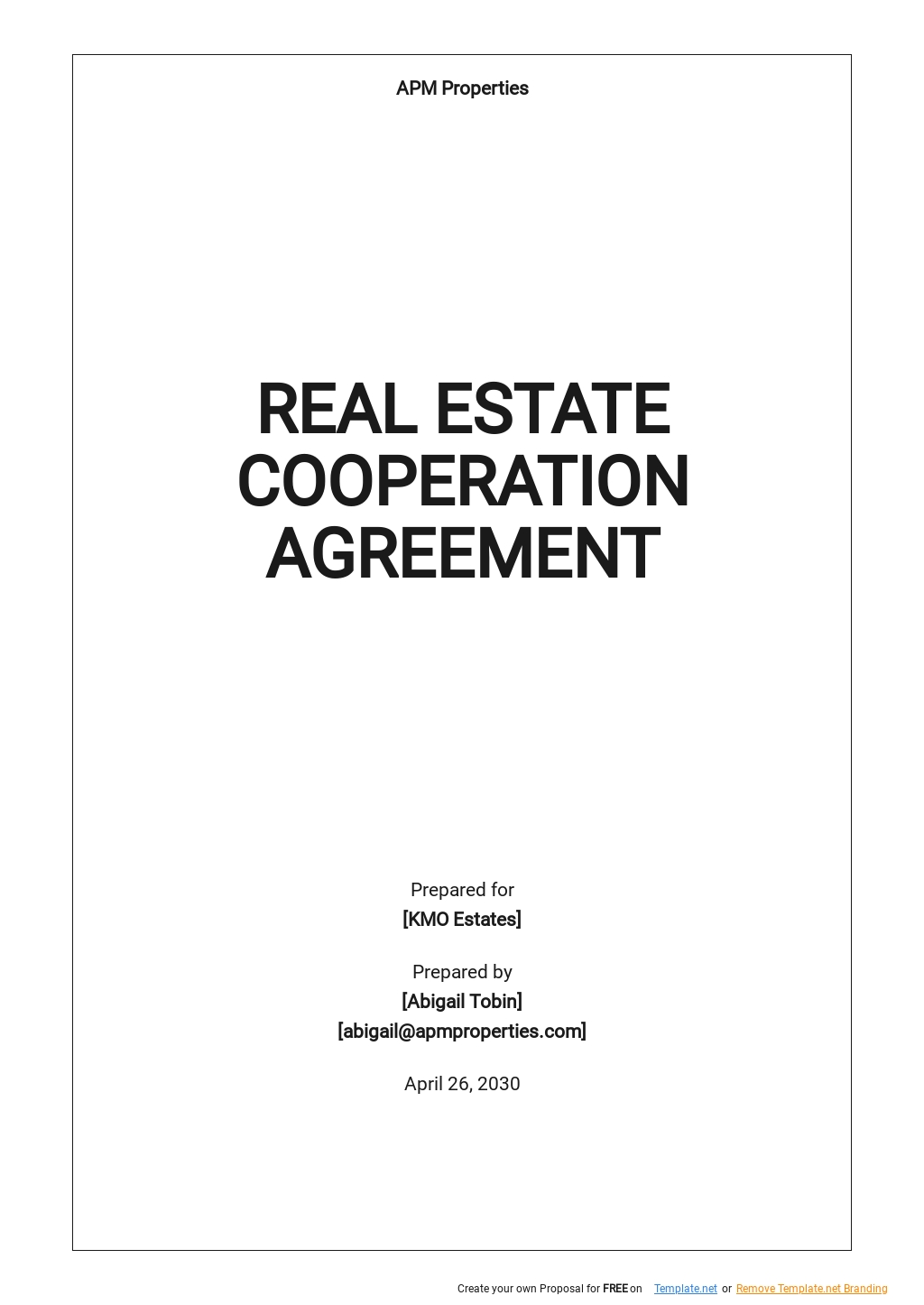 real-estate-cooperation-agreement-google-docs-word-apple-pages