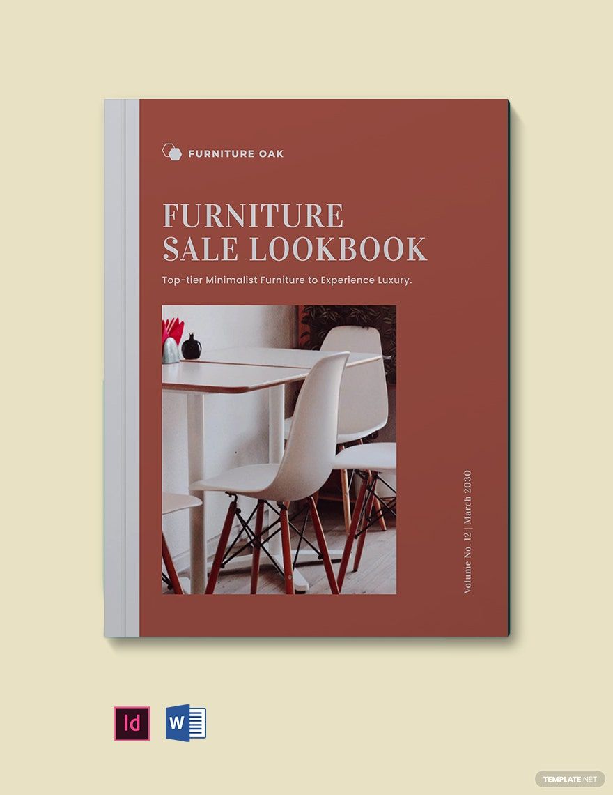 Free Furniture Sale Lookbook Template