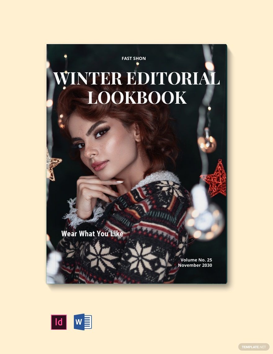 Winter Editorial Lookbook Template