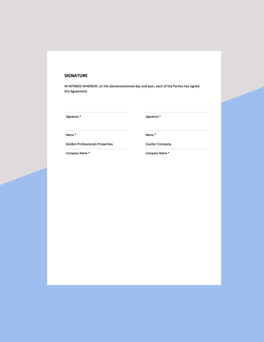 Free Office Rental Agreement Template Google Docs Word Apple Pages