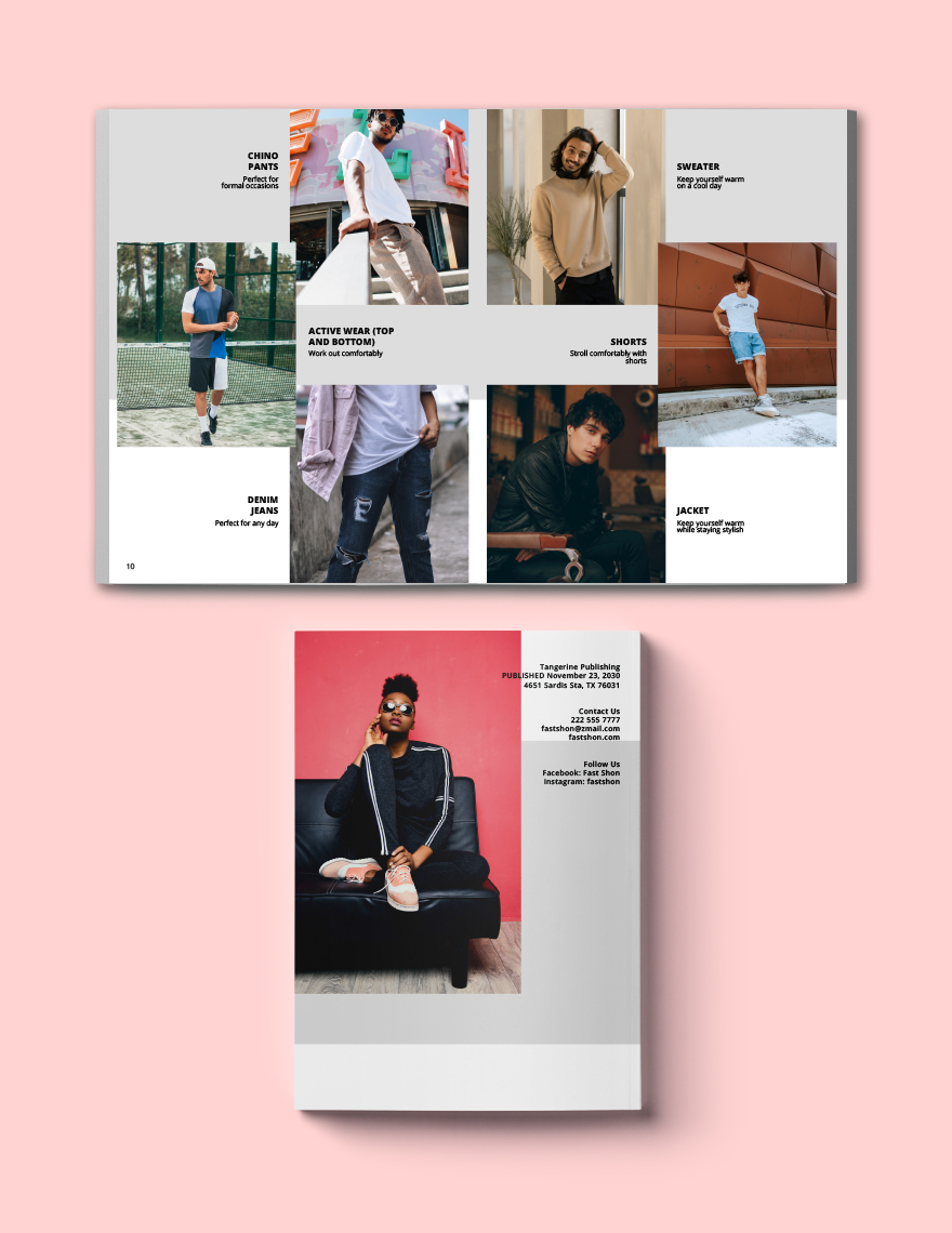Outfit Lookbook Template in Word, InDesign - Download | Template.net