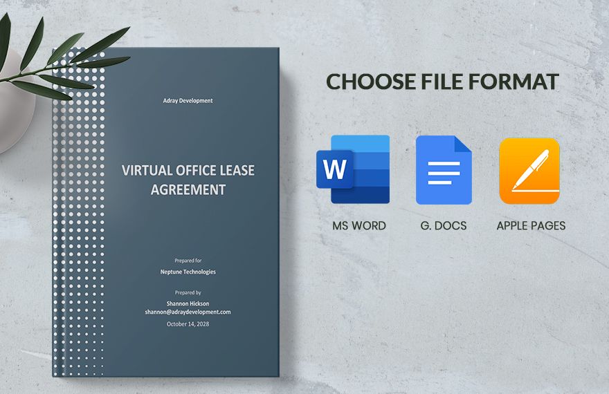 Virtual Office Lease Agreement Format