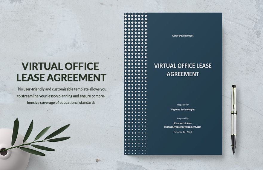 Virtual Office Lease Agreement Template