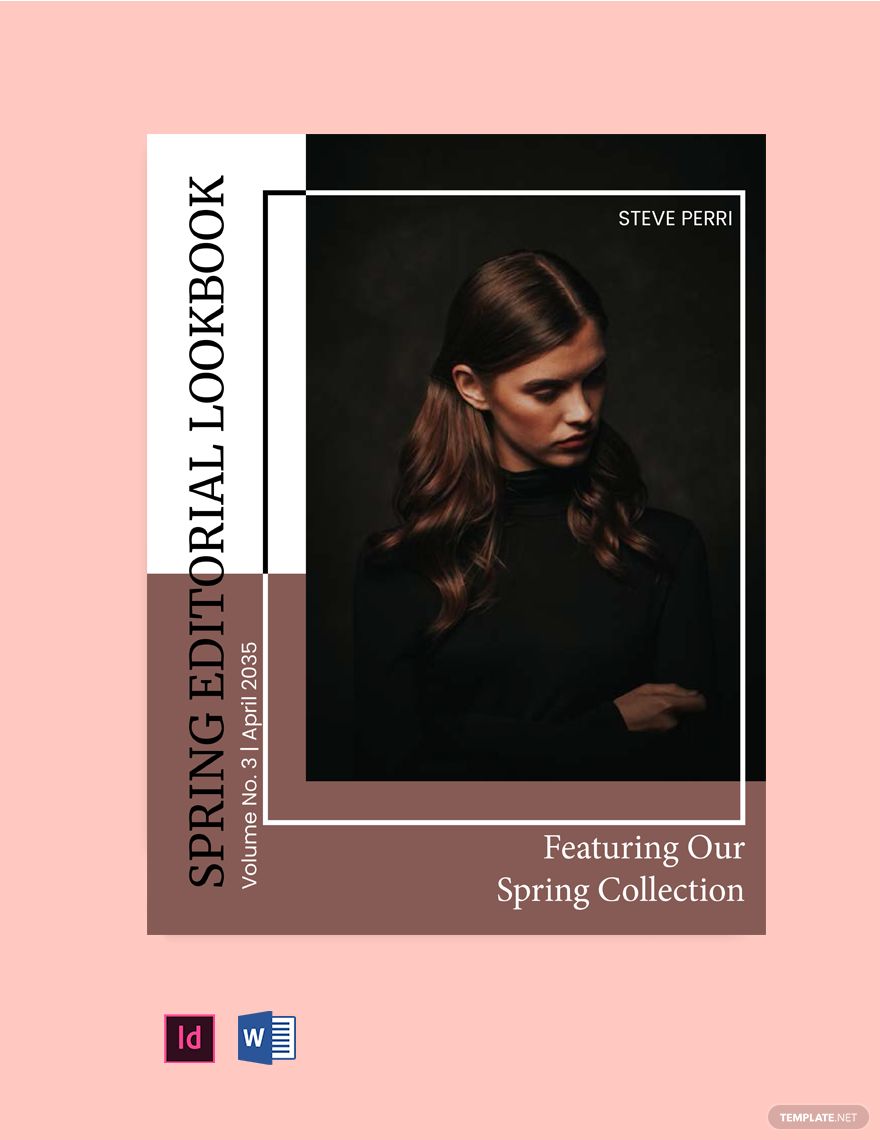 Spring Editorial Lookbook Template