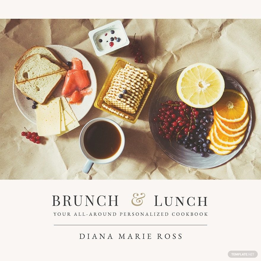 Free Photo CookBook Cover Template
