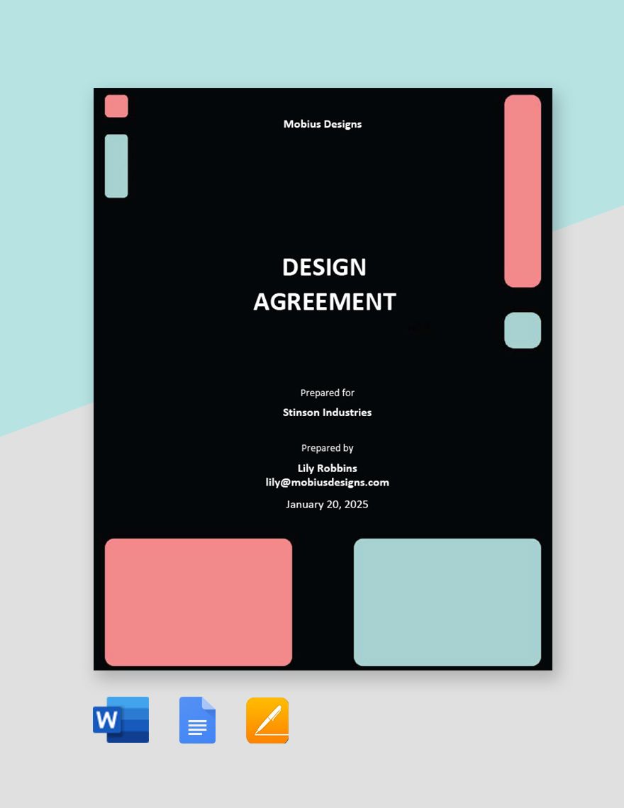 Design Agreement Template