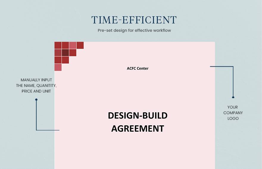 Design Build Agreement Template